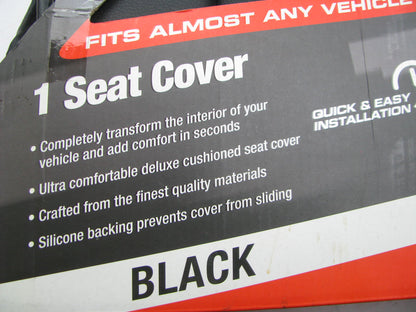 Masque 63005 Luxury Series Black Padded Seat Cover For Most Cars, Trucks, SUV