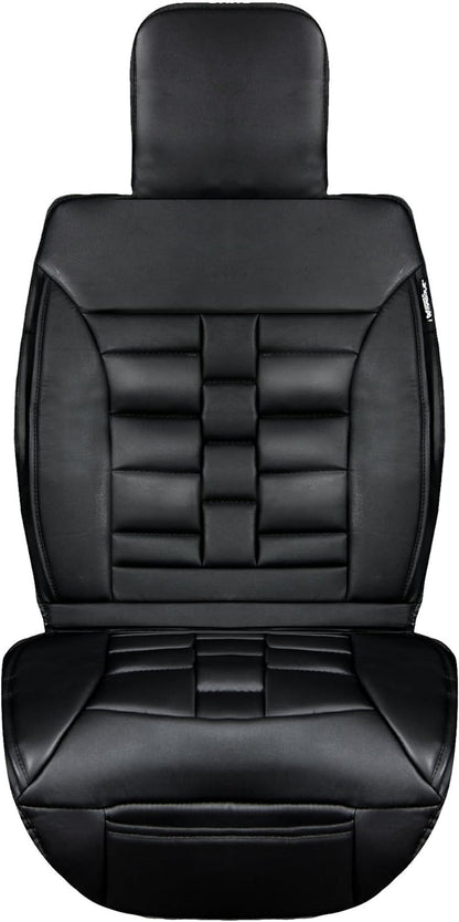 Masque 63005 Luxury Series Black Padded Seat Cover For Most Cars, Trucks, SUV