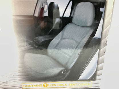 Masque 63014 Luxurious Leather LOW BACK Seat Cover - Manhattan Grey