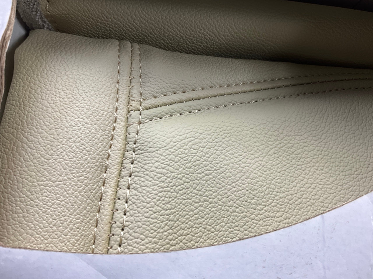 (2) Masque 63015 Low Back Leather Seat Covers, Tan - DOES 2 SEATS