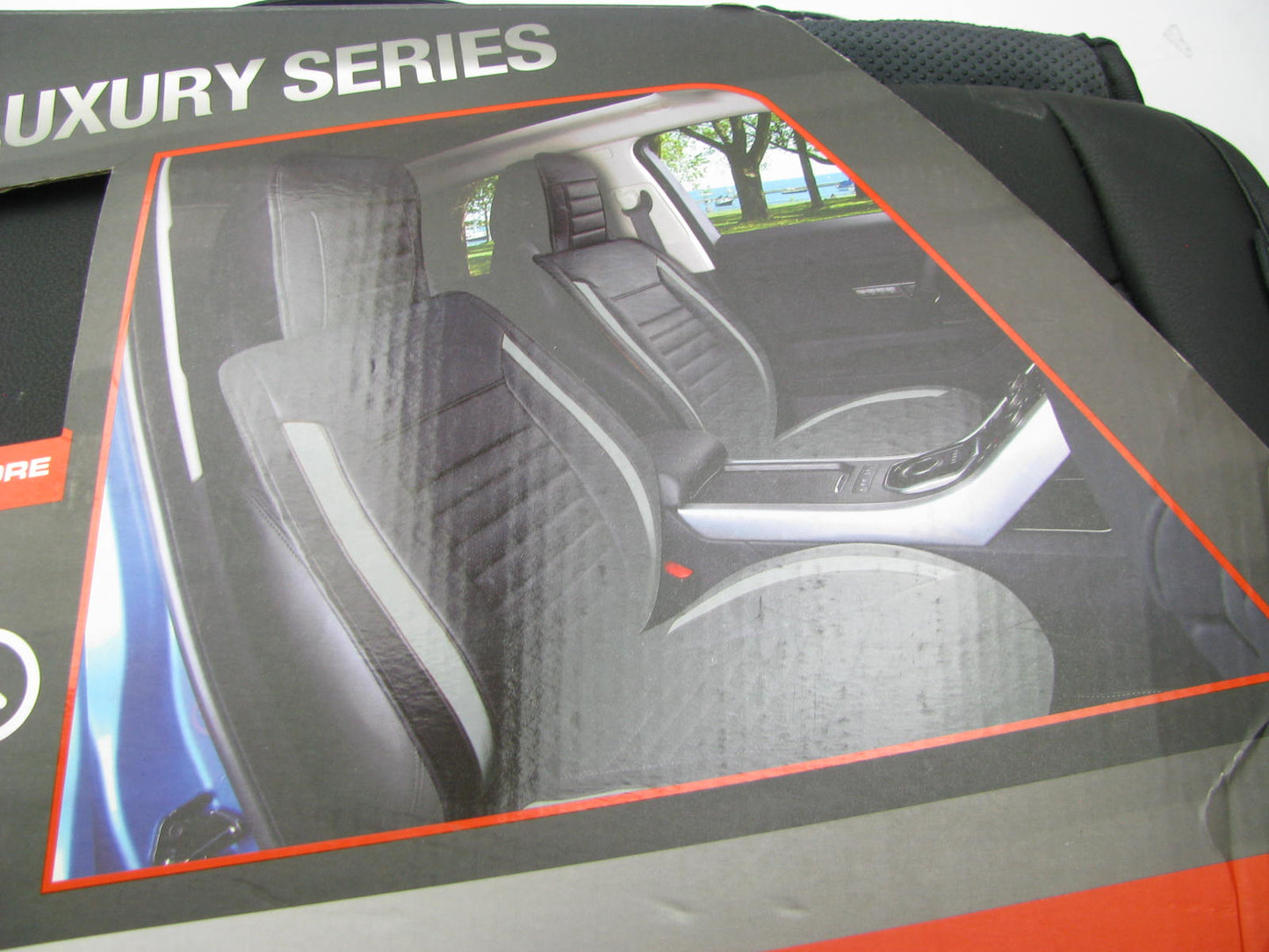 Masque 63054 Luxury Series Gray Seat Cover For Most Cars, Trucks, And SUVs
