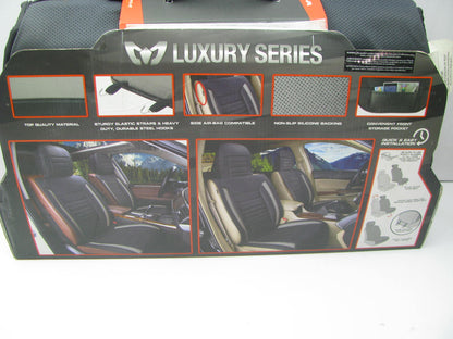 Masque 63054 Luxury Series Gray Seat Cover For Most Cars, Trucks, And SUVs