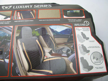 Masque 63061 Tan Luxury Series Seat Cover, 1 Pack