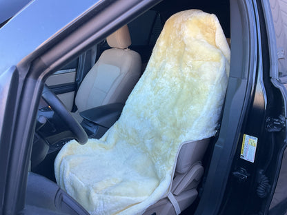 OPEN BOX - Masque 63813 Genuine Sheepskin Seat Cover For Most Cars/Trucks/SUV's