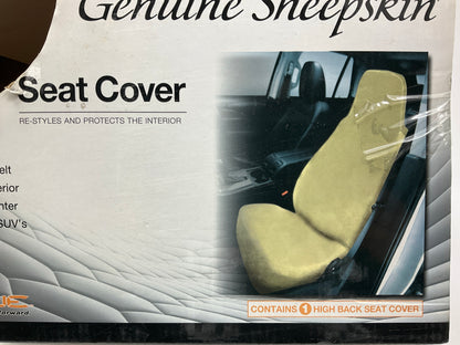 OPEN BOX - Masque 63813 Genuine Sheepskin Seat Cover For Most Cars/Trucks/SUV's