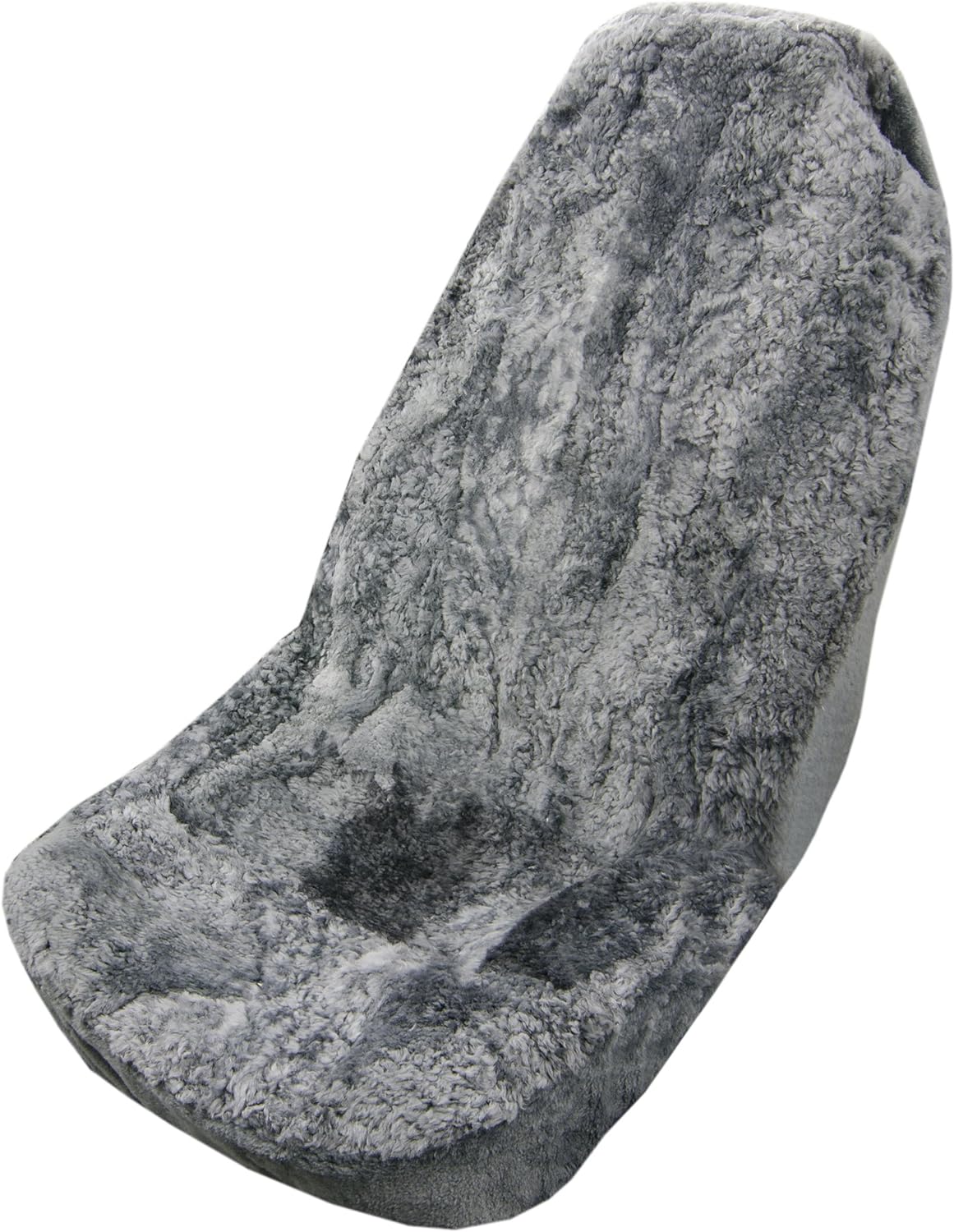 Masque 63814 Genuine Sheepskin Seat Cover - Gray