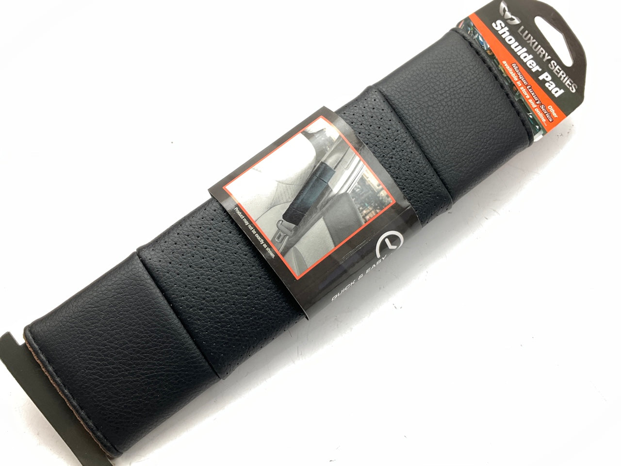 Masque 66473 Luxury Series Black Color Seat Belt Shoulder Pad