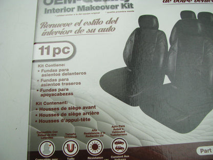 Masque 67217 Black Diamond Seat Covers Set - Front & Rear Seats Kit