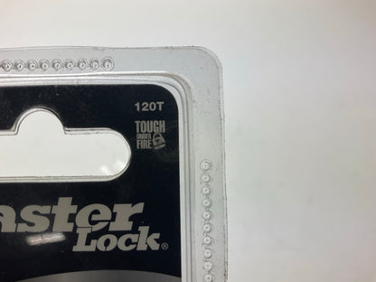 Master Lock 120T 3/4in (19mm) Wide Solid Brass Body Padlock, 2-Pack