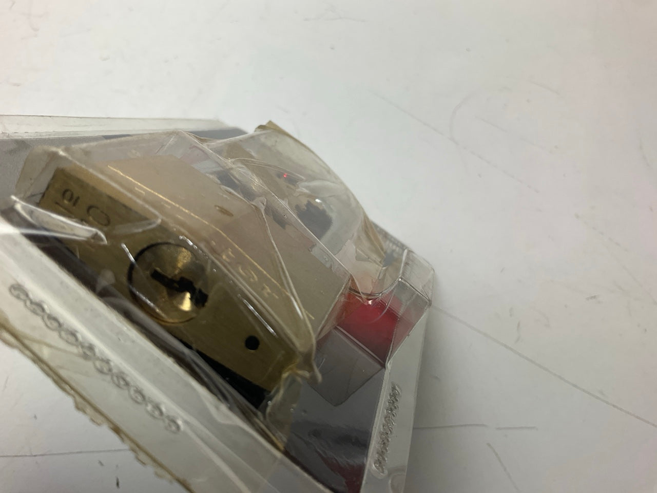 Master Lock 140Dlh Padlock, Keyed Different, Long Shackle, Rectangular Brass