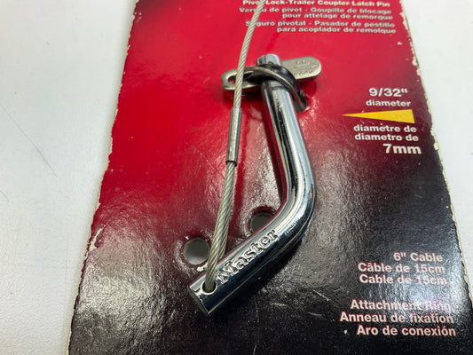 Master Lock 1491DAT Trailer Coupler Latch 9/32'' Hitch Pin W/ Pivoting Latch Lock