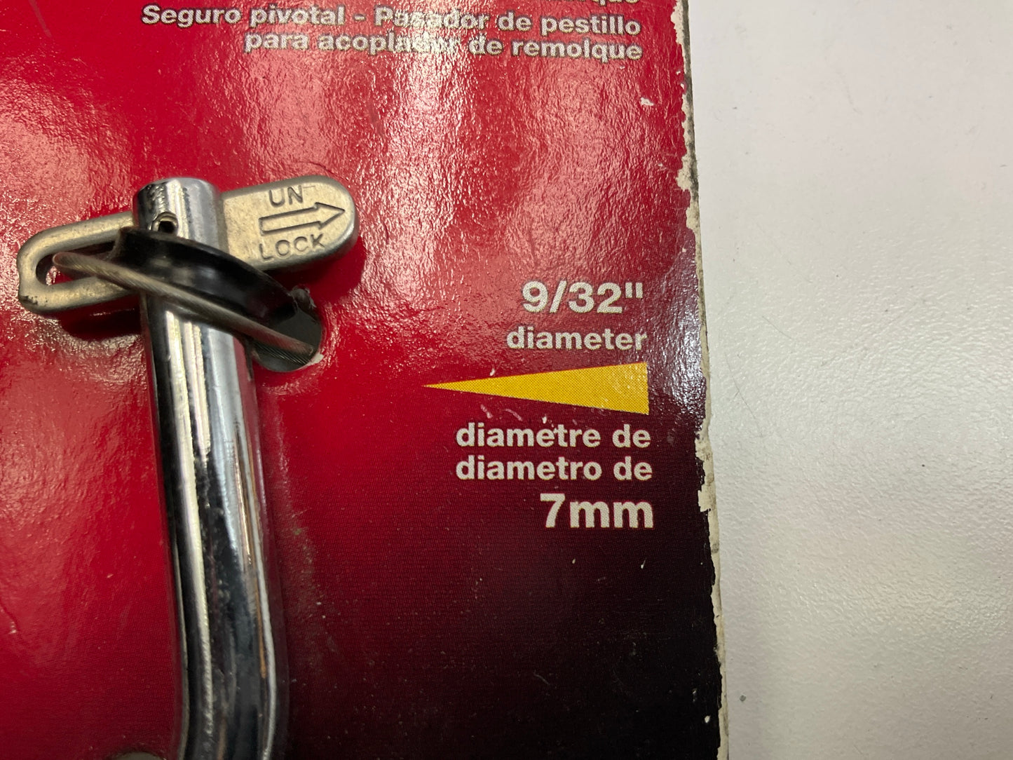 Master Lock 1491DAT Trailer Coupler Latch 9/32'' Hitch Pin W/ Pivoting Latch Lock