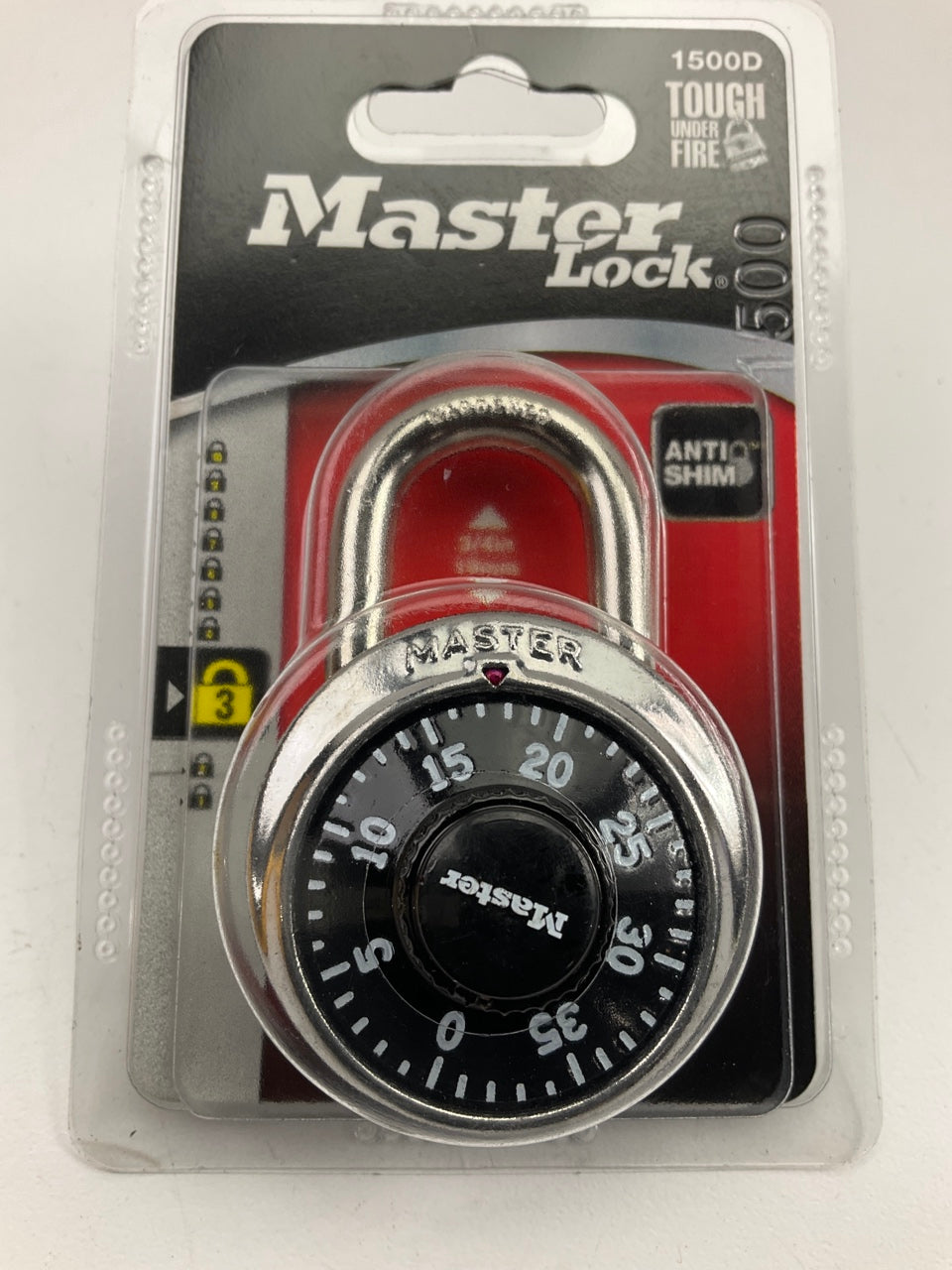 Master Lock 1500D 1-7/8'' (48mm) Wide Combination Dial Padlock