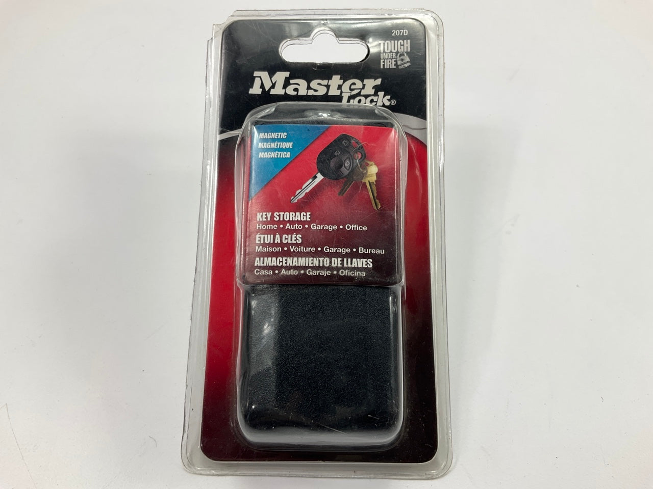 Master Lock 207D Magnetic Key Holder Large Magnet Locker Hider Hide A Key, 2''