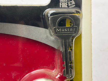 Master Lock 3009D 1-1/2in (38mm) Wide Laminated Steel Warded Padlock; 4-Pack