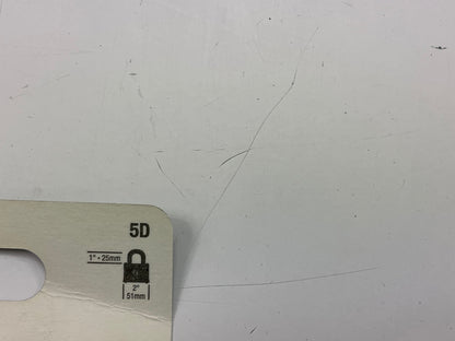 Master Lock 5D  2 In. Wide Laminated Steel 4-Pin Cylinder Padlock