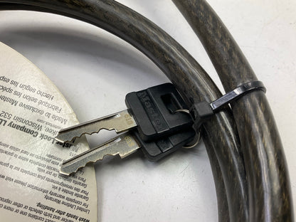 Master Lock 8142DAT 6 Ft Cable Bike Lock W/ 7/16'' Inner Diameter Cable + 2 Keys