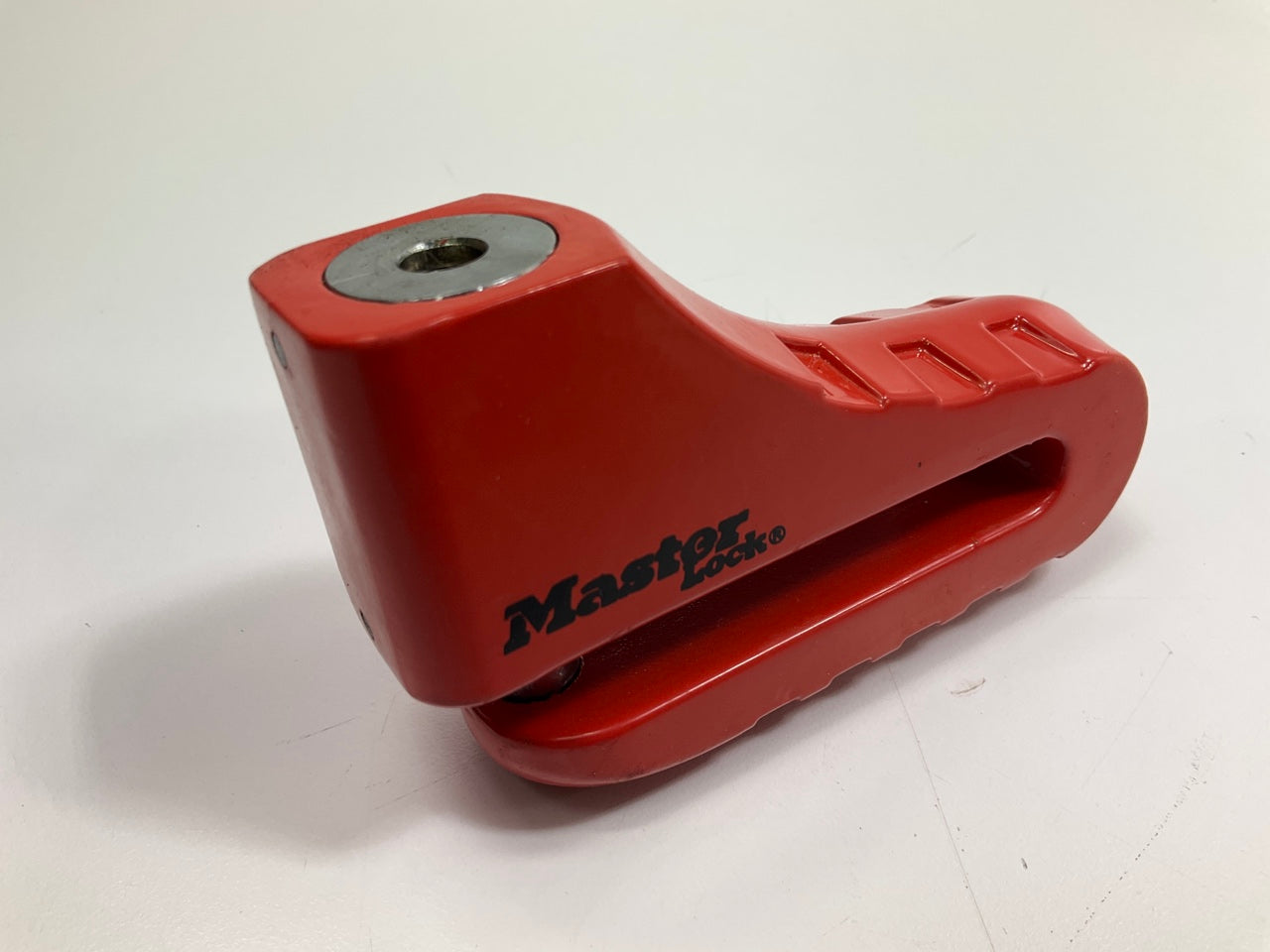 Masterlock 8304DPS Motorcycle Wheel Disc Brake Lock W/ Safety Cable And Case