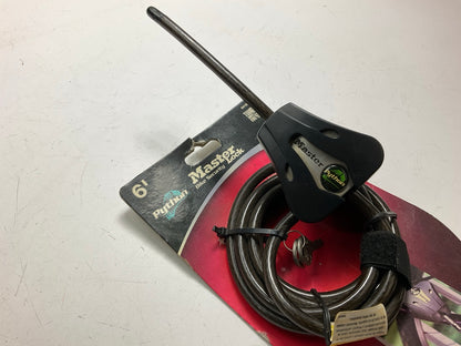 Master Lock 8418D Python Bike Cable Lock - Adjustable Keyed 6' Long Black