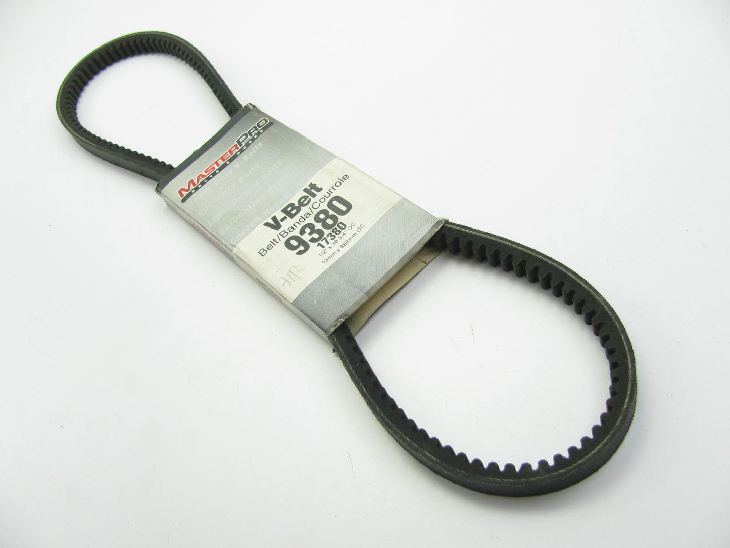 Master Pro 17380 Accessory Drive Belt - 0.53'' X 38.00'' - 36 Degree