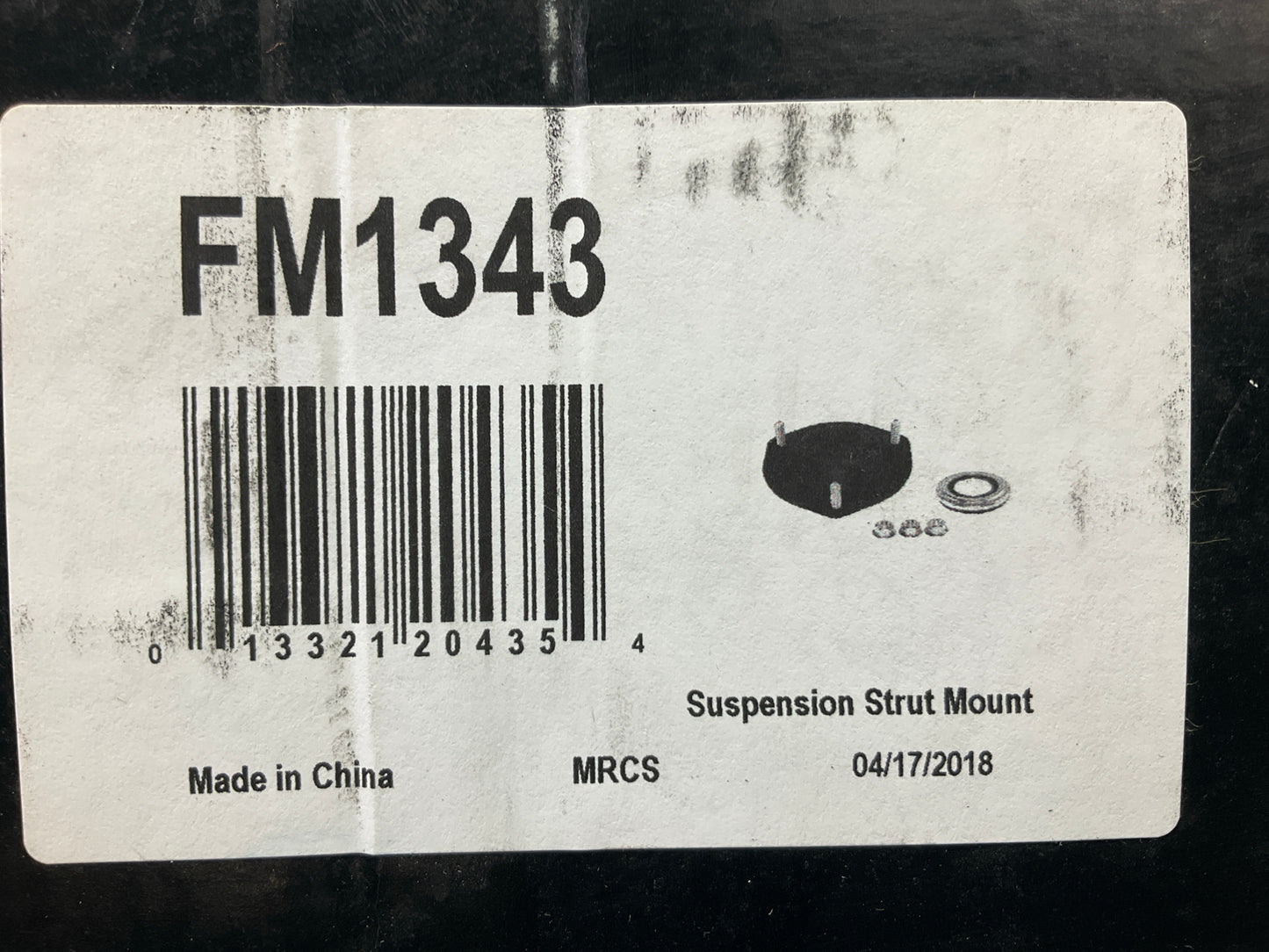 Master Pro FM1343 Front Strut Mount