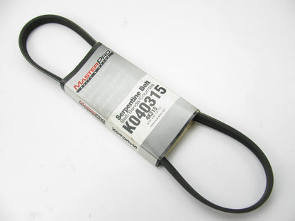 Master Pro K040315 Serpentine Belt - 0.56'' X 31.50 - 4 Ribs
