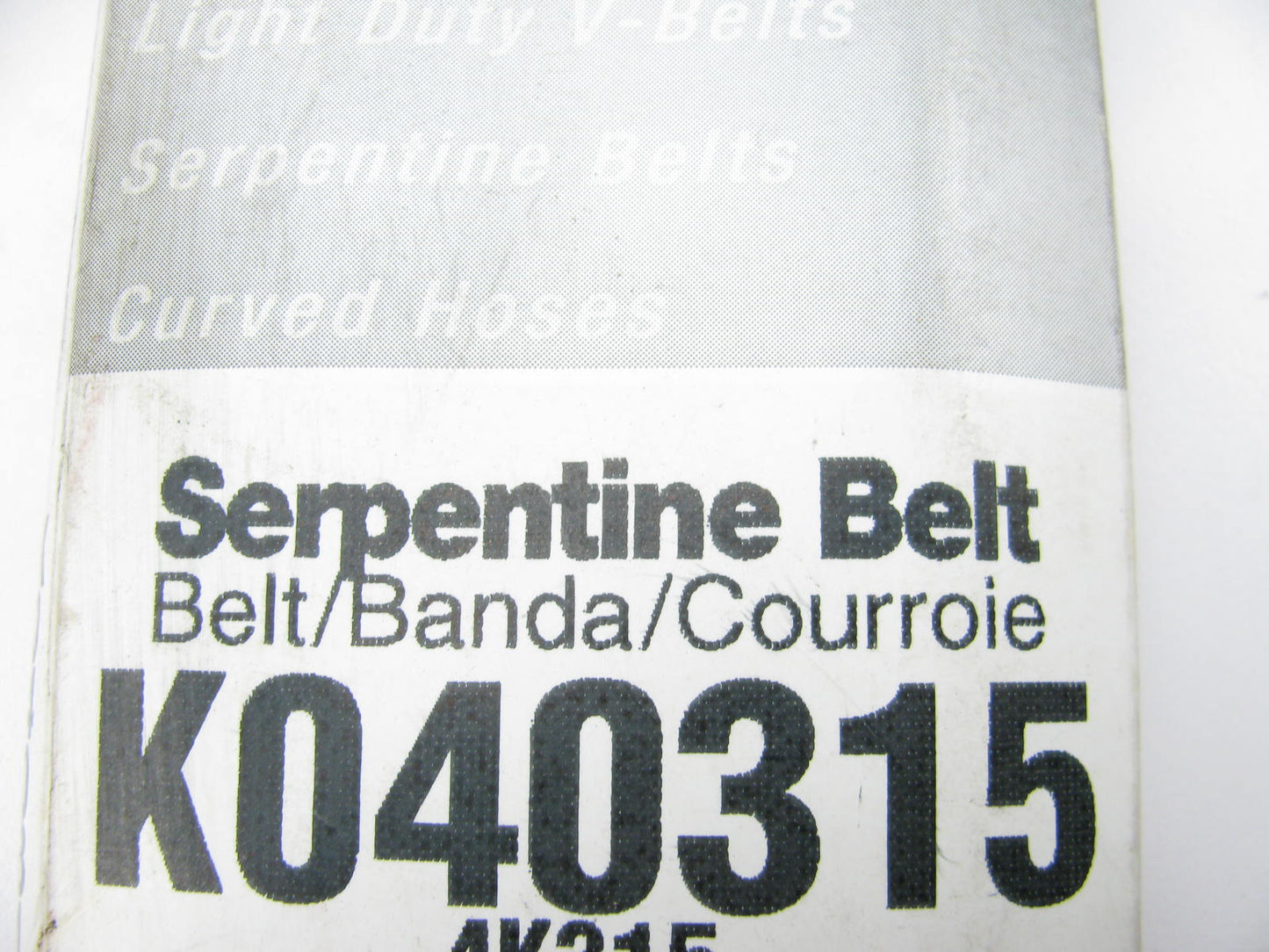 Master Pro K040315 Serpentine Belt - 0.56'' X 31.50 - 4 Ribs