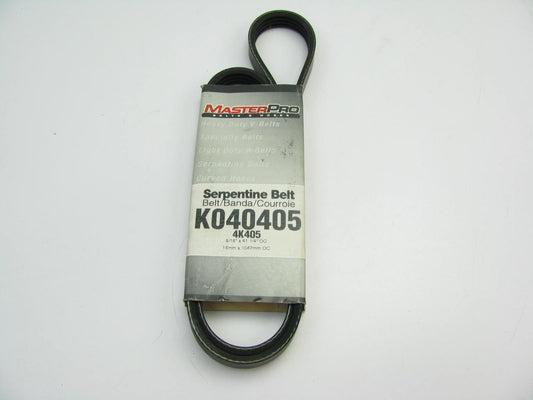 Master Pro K040405 Serpentine Belt - 0.56'' X 41.25'' - 4 Ribs