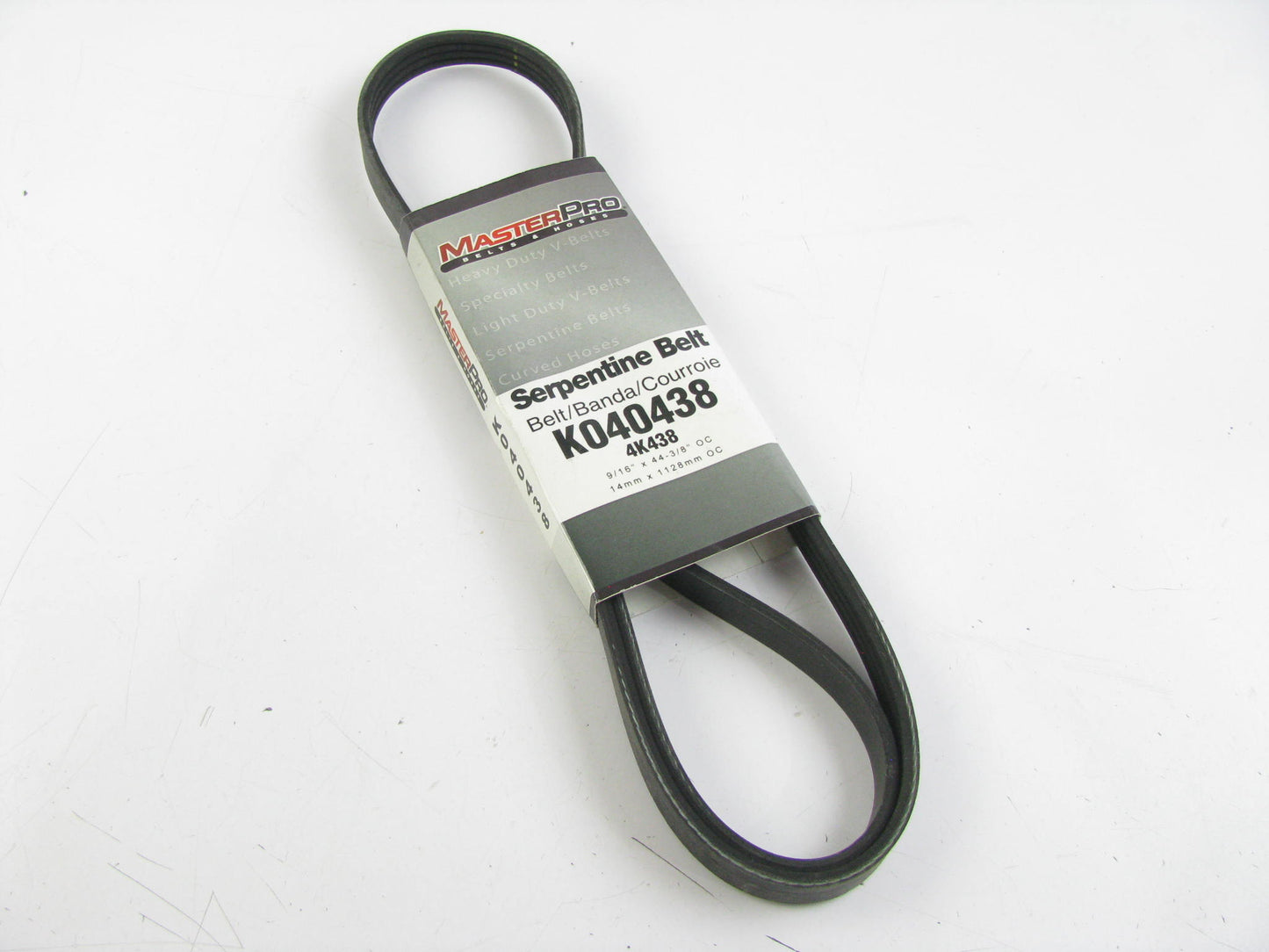 Master Pro K040438 Serpentine Belt