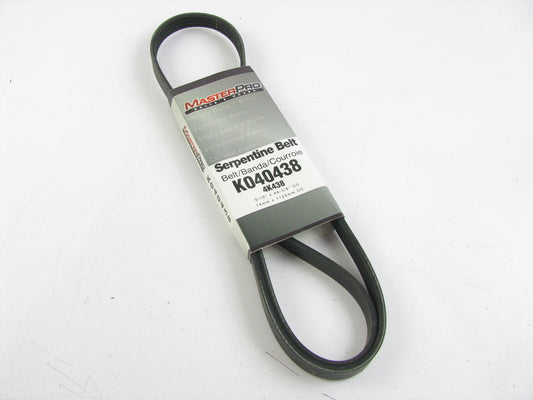 Master Pro K040438 Serpentine Belt