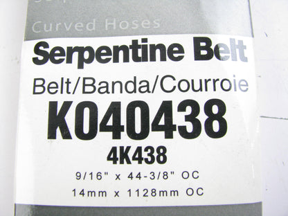 Master Pro K040438 Serpentine Belt