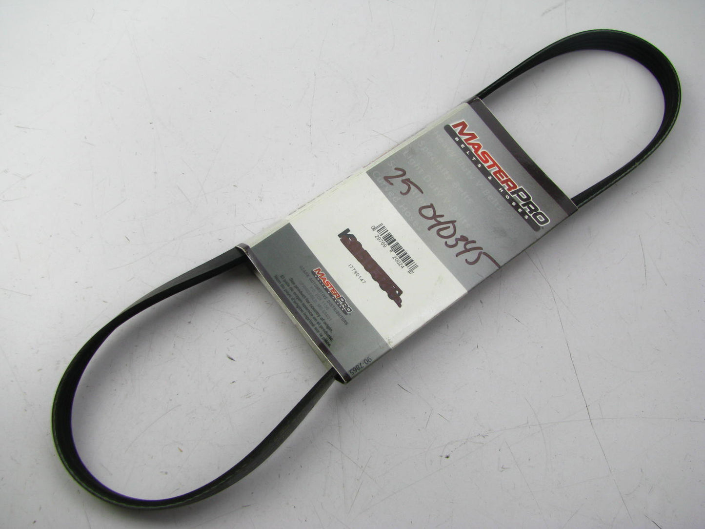 Master Pro K050380 Serpentine Belt - 0.69'' X 38.50'' - 5 Ribs