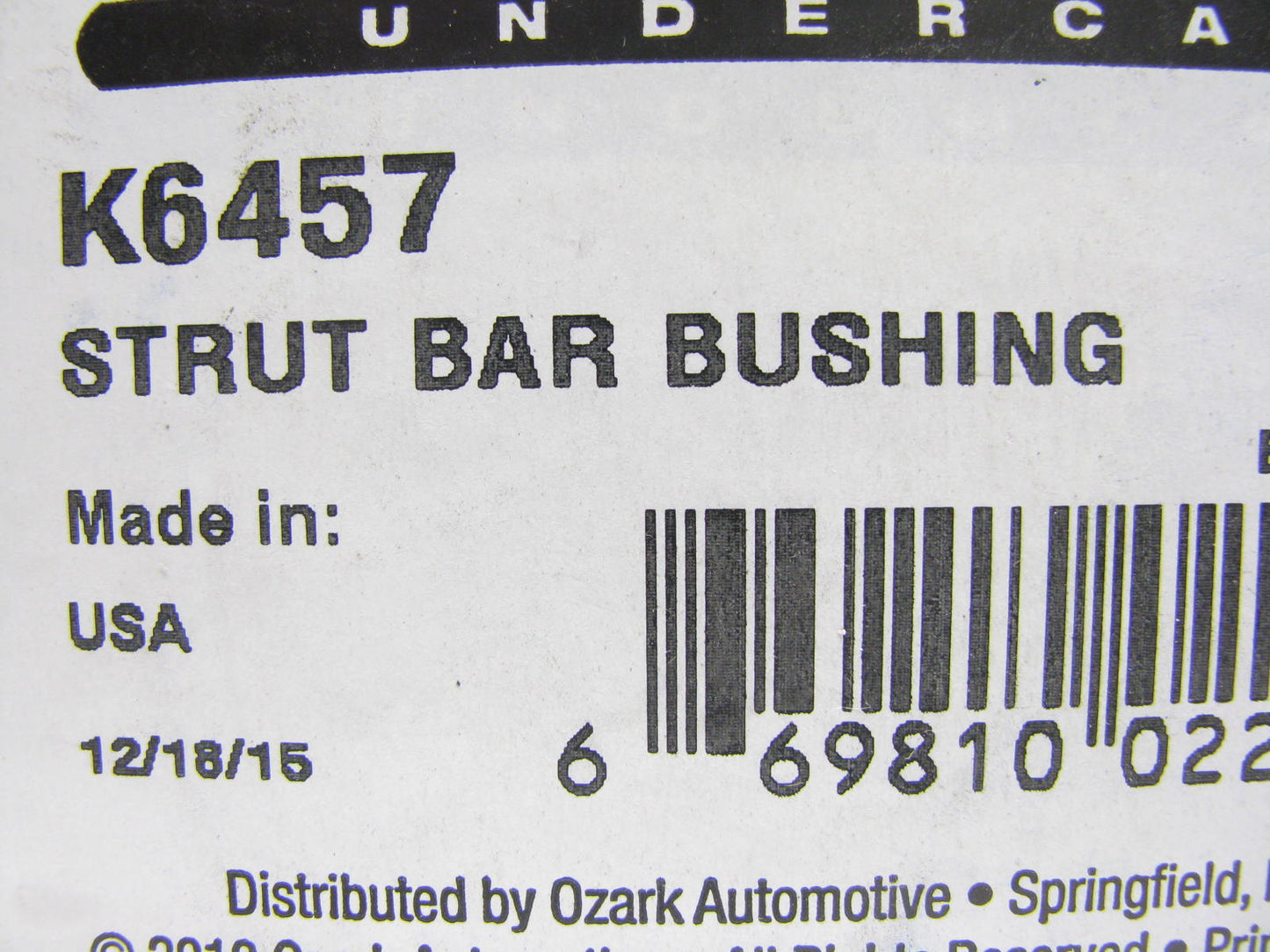 Master Pro K6457 Suspension Stabilizer Sway Bar Bushing Kit - Front