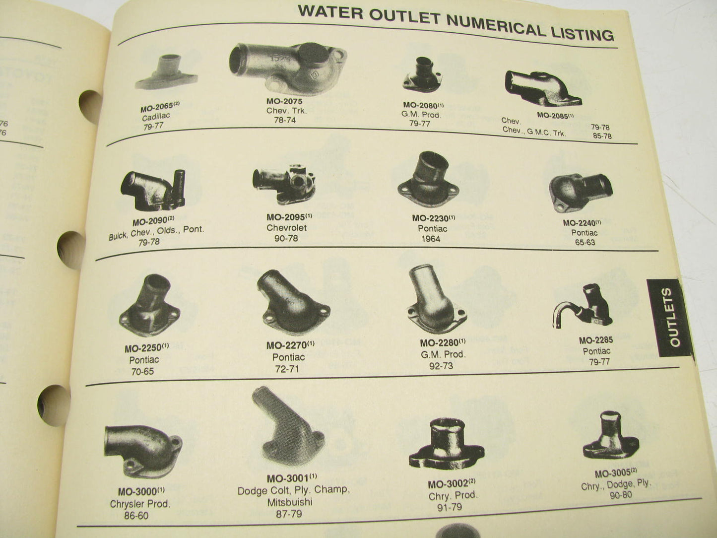 Master WP92 Water Pumps, Fan Clutches & Outlets Parts Catalog - 1992, 228 Pages