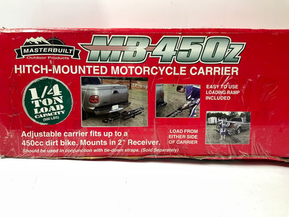 Masterbuilt HMXCR HITCH-HAUL Dirt Bike Carrier, 500lb Capacity For 2'' Receiver