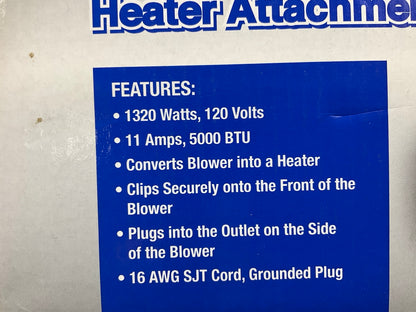 Mastercool 20300-HTR Heater Attachment For 300 CFM Blower Fan