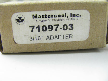 Mastercool 71097-03 3/16'' Flare Adapter