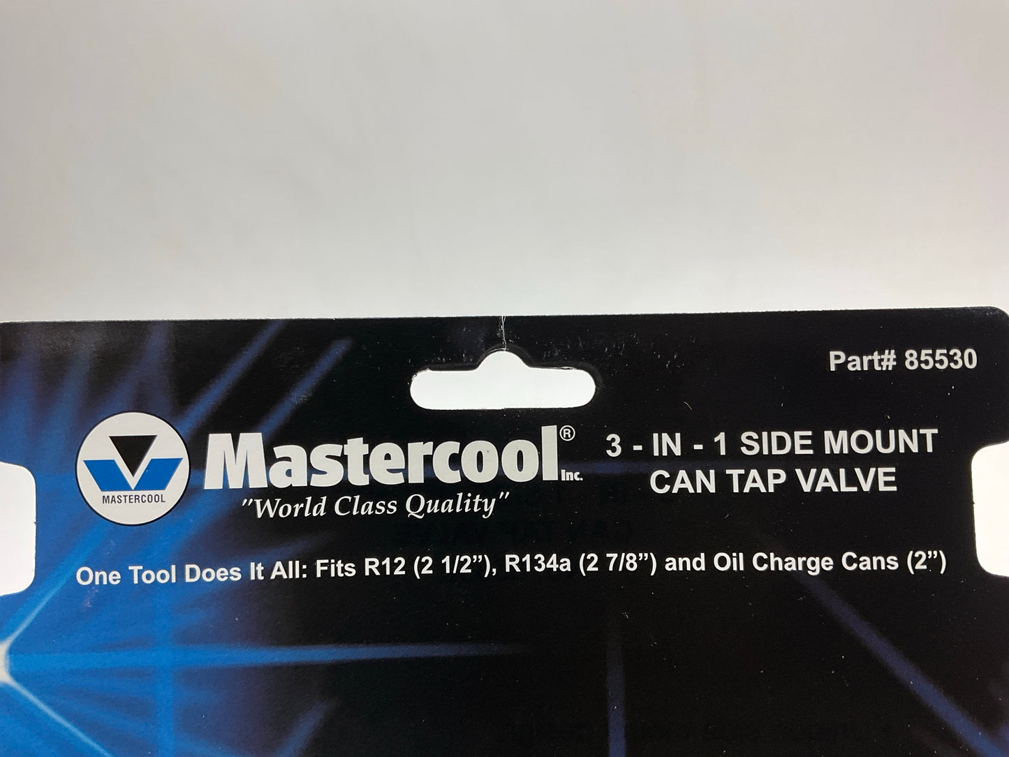 Mastercool 85530 Refrigerant & Oil Charge 3-in-1 Side Mount Can Tap Valve Tool