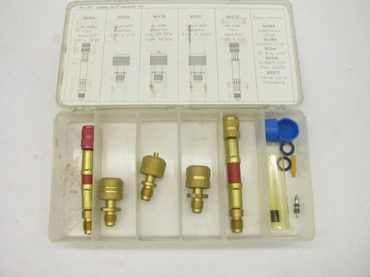 Mastercool 91175 Safety A/C Manifold Adapter Kit With Plastic Box