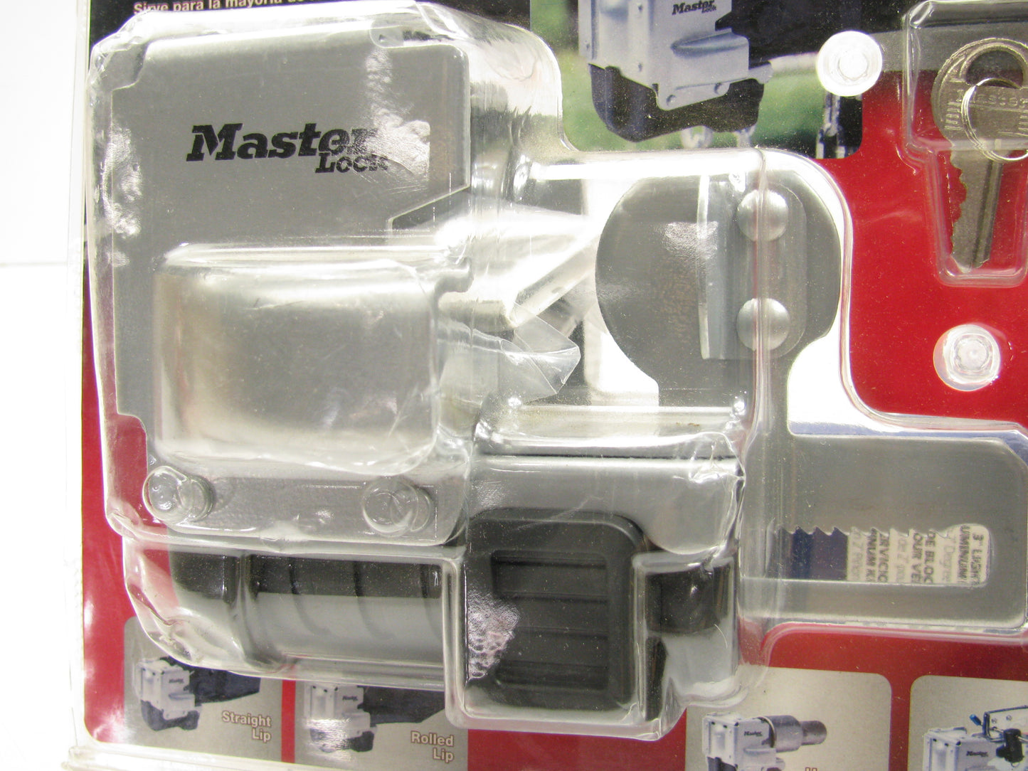 Masterlock 3784DAT Heavy Duty Trailer Coupler & Latch Lock- 2-5/16 In