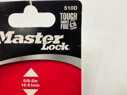Master Lock 510D Shackle Adjustable 1 3/4'' Key Padlock