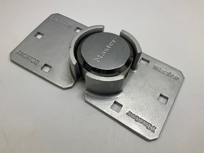 Master Lock Van Door Hidden Shackle Puck Padlock 9-1/16-inch High Security Hasp