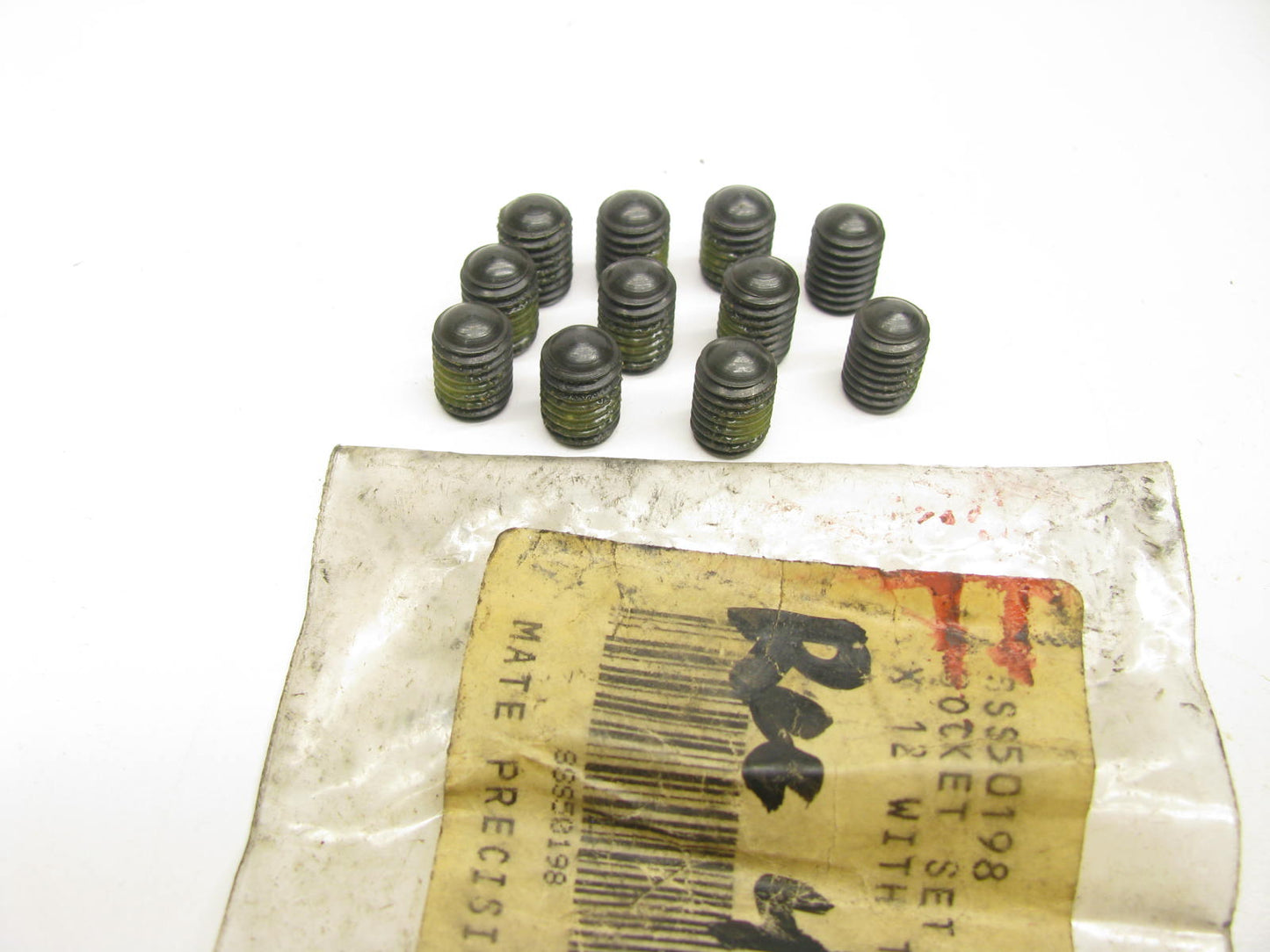 (11) Mate SSS50198 Socket Set Screws, Allen, Cup Point - M8 X 12mm
