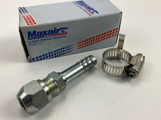 Max Air 05-4734 A/C Line Compression Fitting Straight, 3/8'' Tube OD, 8 Hose Barb