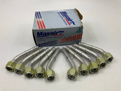 (10) Max Air 05-8441 A/C Fitting, 1/2'' X #10 Hose Size, Female O-Ring, 45 Degree