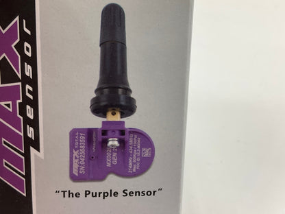 (4) Max Sensor MX002R  T.O.T.A.L. Gen 2 Purple TPMS Sensors, For Up To 40'' Tires