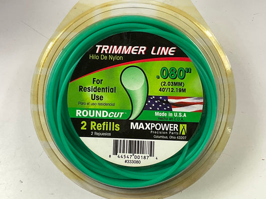 Maxpower 333080 Residential Grade Round .080-Inch Trimmer Line 40-Foot Length