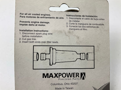 (5) Maxpower 334283 Lawn Mower Inline 1/4'' Fuel Gas Filter