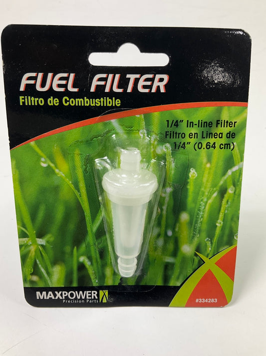 Maxpower 334283 Lawn Mower Inline 1/4'' Fuel Gas Filter