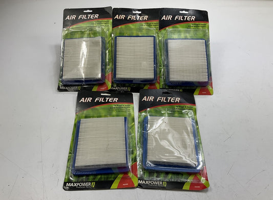 (5) MaxPower 334305 Engine Air Filter For Briggs And Stratton 491588, 399959